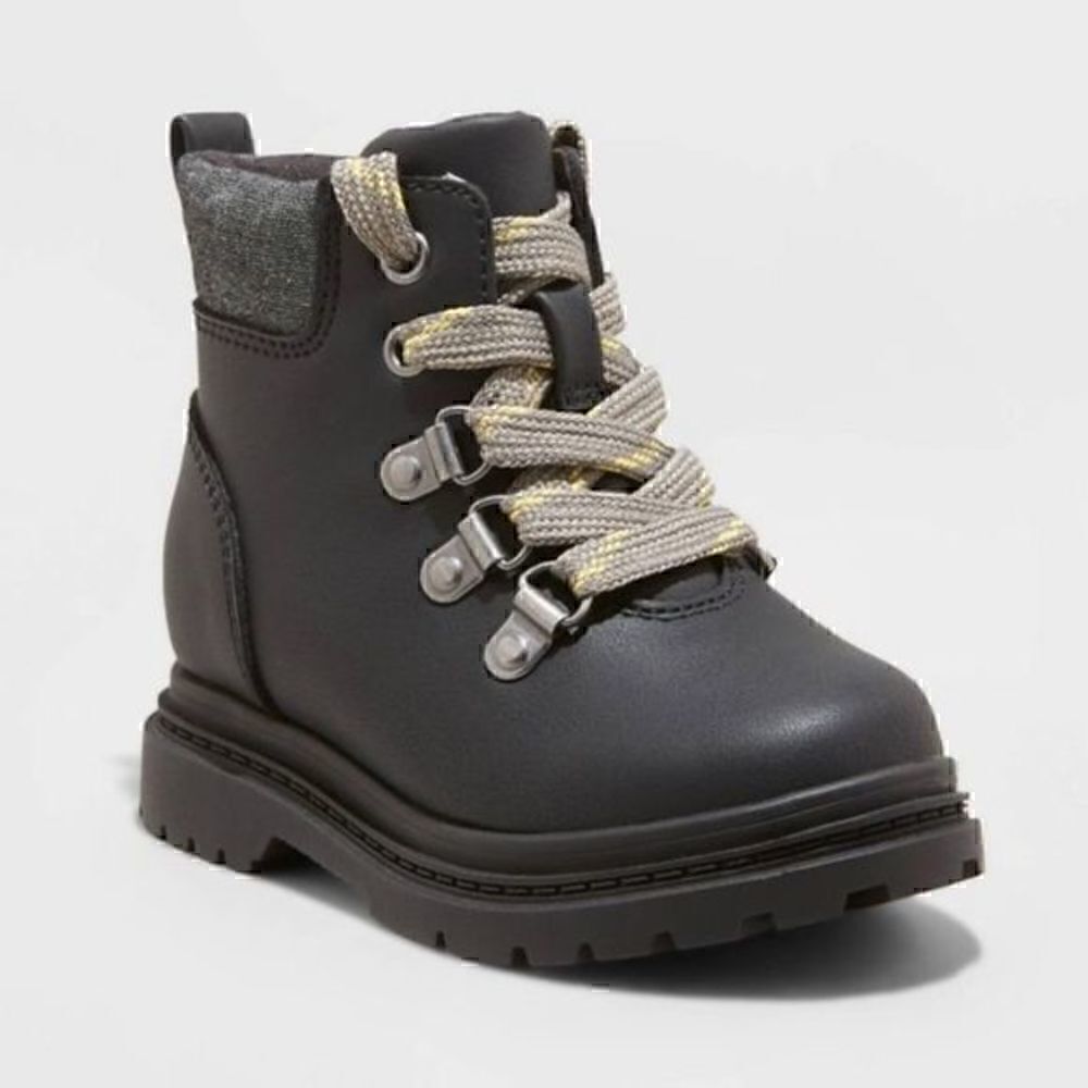 Toddler Boys' Atlas Lace-Up Combat Boots - Cat & Jack